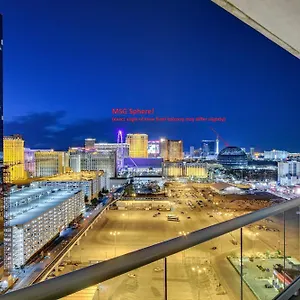 Mgm Signature-03-821 1br2ba F1 Strip View Balcony Las Vegas