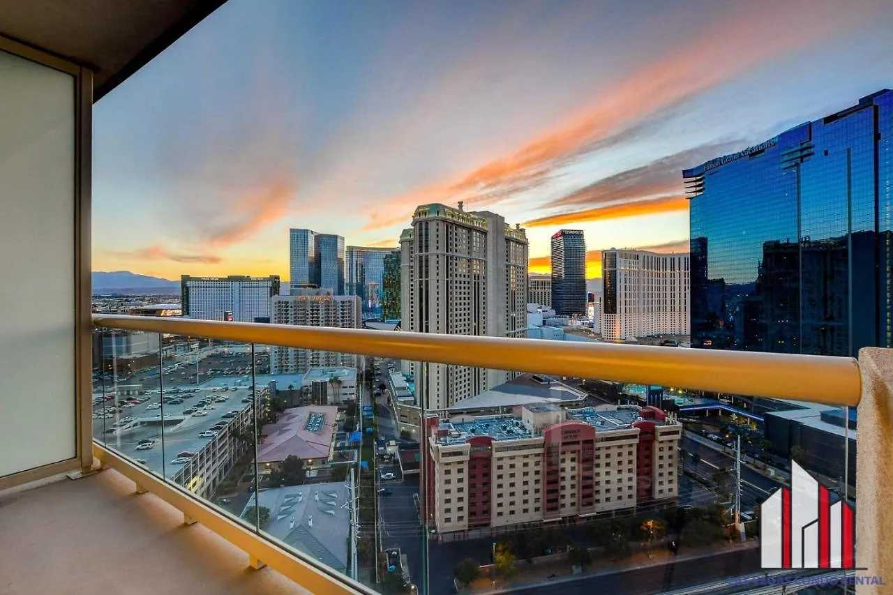Mgm Signature-22-707 F1 Track & Strip View Balcony Las Vegas